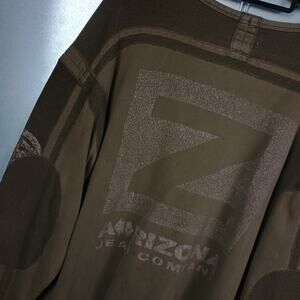 Arizona Jeans Vintage 90s Y2K Earth Tone Pullover Crewneck Sweatshirt XL Grunge